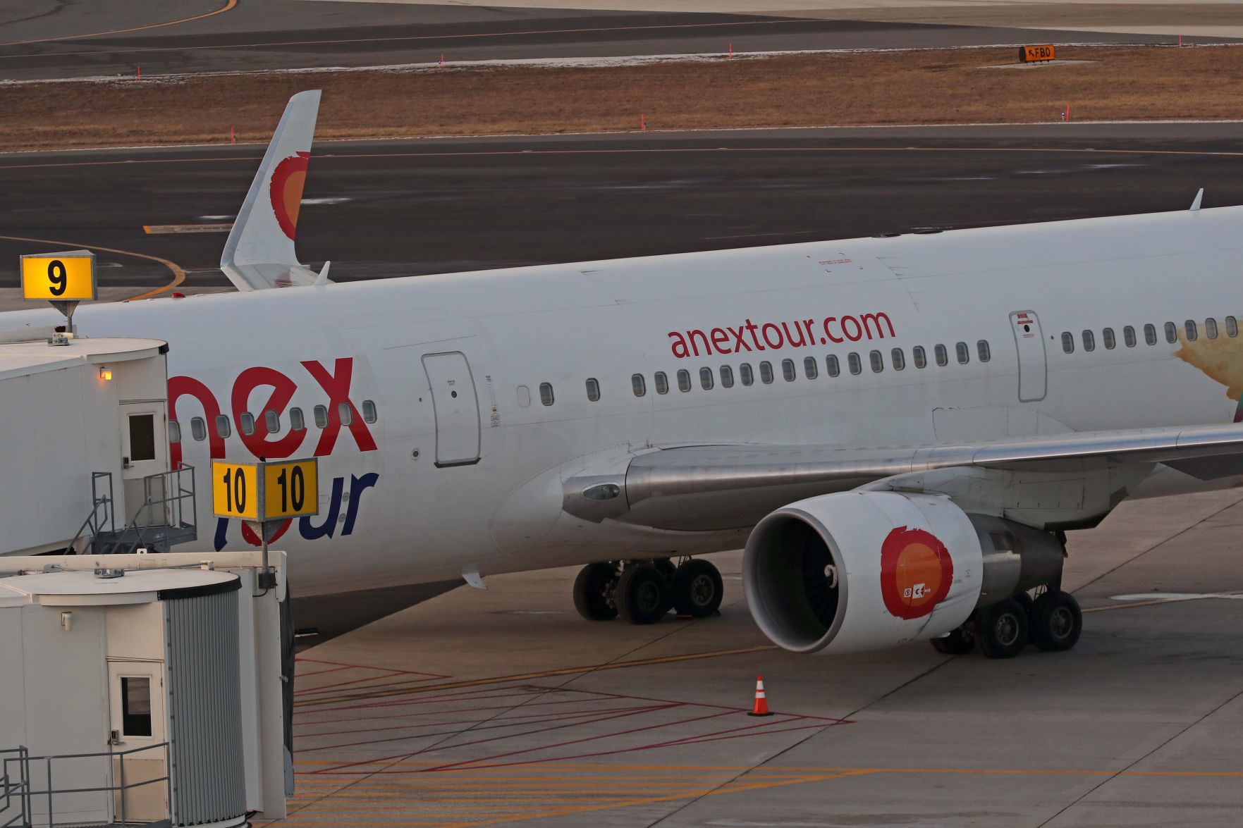 Anext Tour plane at Atlantic City International Airport
